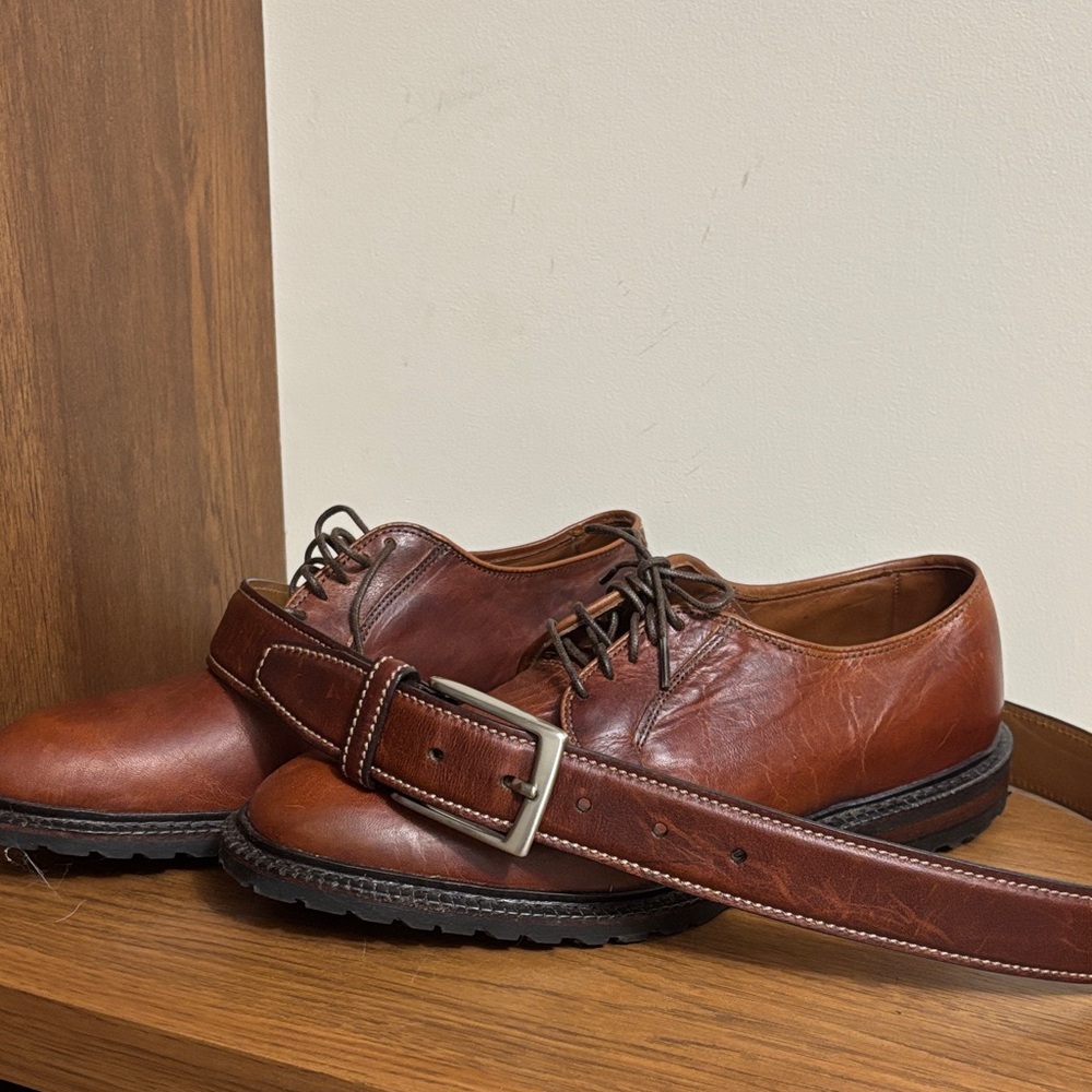 Allen Edmonds Chestnut Brown Black Hills Oxfords